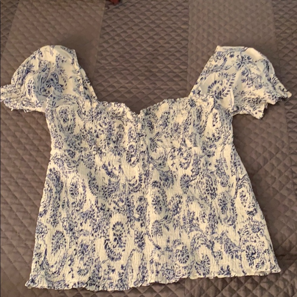 Smocked top